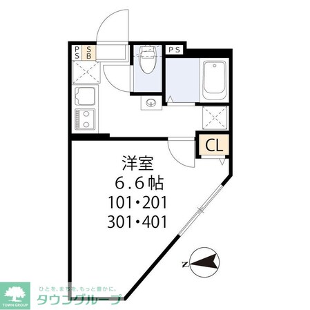 ティーグル足立島根の物件間取画像